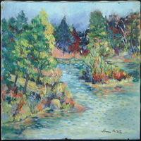 New Hampshire Pond by Frances J. McCarthy Copyright 2007